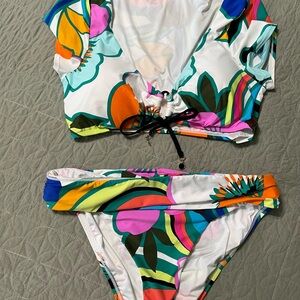 Colorful Floral Bikini Set